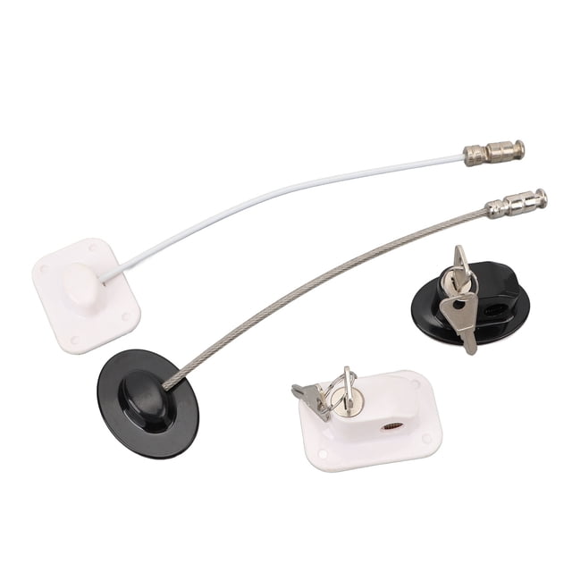 Refrigerator Lock, Scratch Resistant Freezer Lock High Temperature Resistant Strong Adhesion 2PCS Set Wide Application for Washing Machines Key Type,Password Type