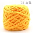 thumbnail image 1 of Nvzi Hilo para ganchillo, 2 rollos, hilo de poliéster, ideal para mantas, bolsos, manualidades, perfecto para aficionados al ganchillo, ideal para regalar y proyectos de bricolaje, dorado, 1 of 5