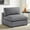 Multi-color, variant on Comfort Pointe Casella Armless Slipper Chair - Charcoal