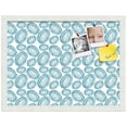 thumbnail image 2 of PinPix 20x15 Custom Cork Bulletin Board Bohemian Circles Turquoise Poster Board Has a Fabric Style Canvas Finish, Framed in Bohemian Circles Turquoise, by ArtToFrames (PinPix-1588), 2 of 5