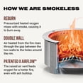 thumbnail image 3 of Breeo X Series 24 Corten Smokeless Fire Pit 24 in. W Corten Steel Outdoor Round Wood Fire Pit, 3 of 7