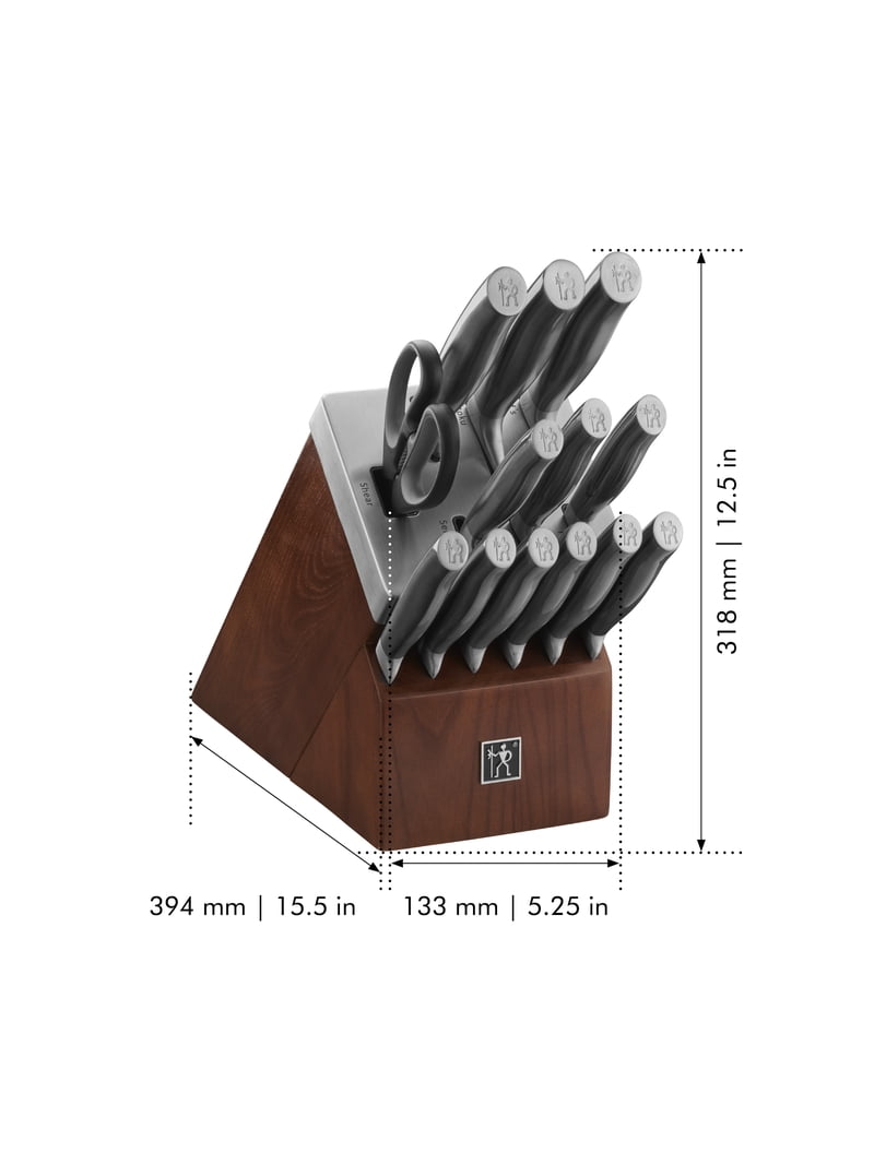 HENCKELS, Self-Sharpening Knife Block Set, 14-pc, Graphite