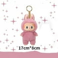 thumbnail image 6 of La The Monsters Exciting bubu   Face Iabubu Plush Keychain Plush Doll Pendant for Keys and Bags Modern Hanging Decoration Keychain Stress, 6 of 15