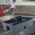 thumbnail image 6 of OFFIGAM Plastic Cleaning Supplies Basket with Handle, Dark Color Storage Organizer for Easy Carry and Cleaning Tasks, 6 of 6