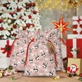 thumbnail image 6 of Pofeuu Panda Flying in the Sky (2) Print Burlap Bags with Drawstrings Drawstring Gift Bags Pouch Bag for Thankgiving Birthday Party Gift Wrapping Treats and Party Favors-Small, 6 of 9