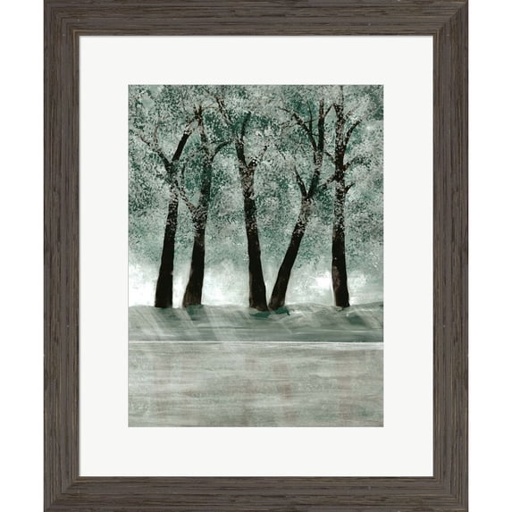 Great Art Now Green Forest 3 by Doris Charest, Framed Wall Art, 19.5W x 23.5H