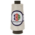 thumbnail image 1 of IBA Indianbeautifulart JuteLurexCordThread 100 Meter Spool 4ply Thread For DIY Crafts MetallicCordFor Christmas Tree Embellishment,Macram |White|Pack Of 1, 1 of 5