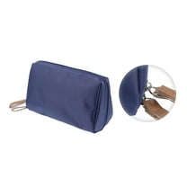 Vocoste Portable Cosmetic Bag Travel Makeup Bag Storage Bag Waterproof Nylon PVC Dark Blue