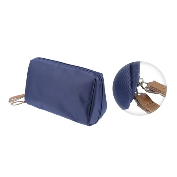 Vocoste Portable Cosmetic Bag Travel Makeup Bag Storage Bag Waterproof Nylon PVC Dark Blue