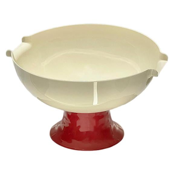 Pedestal Fruit Bowl Footed Fruit Bowl Decorative Kitchen Fruit Tray PET Material for Wedding Banquet Tables
