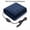 Navy Blue, variant on 12V Car Heated Blanket & Wearable Shawl – Electric Fleece Travel Throw with Zipper for Truck Drivers, RV & Winter Road Trips – Fast Heating, Soft Flannel