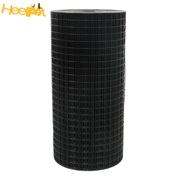 16 Gauge Hardware Cloth 1 In 24In × 100FT Black Vinyl Coated Welded Fence Mesh