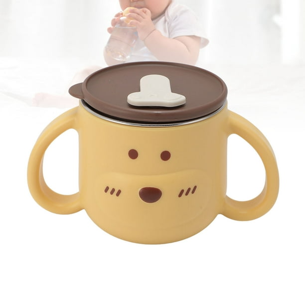 Taza De Acero Inoxidable Con Aislamiento Para Niños Pequeños Con Pajita Taza Con Aislamiento De Doble Pared De Acero Inoxidable 316L Para Niños Diseño De Dibujos Animados