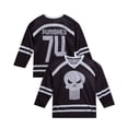 thumbnail image 2 of Marvel Mens Hockey Jersey Spider-Man Mickey Mouse Punisher Long Sleeve Mesh Hockey Jerseys for Men, 2 of 7