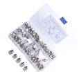 thumbnail image 1 of Scienceny 50 Pack Lot - M6X16 Rack - Cage Screws Mount Nuts Washers & w/ Clips Square Herramientas y ferretería, 1 of 1