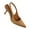 Khaki, variant on Low Kitten Heels Women's Slingback Dressy Pumps Pointed Closed Toe Ankle Strap Elegant Wedding Pumps Formal Comfortable Shoes Blue 37