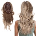 thumbnail image 3 of Peluca ondulada larga rubia clara de moda para mujer, perfecta para cosplay y fiestas (60 cm), 3 of 10