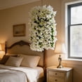 thumbnail image 3 of Artificial Fake Hanging Flowers for Outdoors Decoration,Bougainvillea with Leaves, UV Resistant No Fade Spring Sunmmer Decorations, 3 of 6