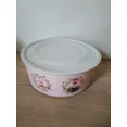 thumbnail image 3 of Tupperware New Christmas Gift Base Line Cookie Canister Pink Winter Joy- 1.5 Litre, 3 of 3