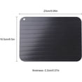 thumbnail image 2 of Meat Defrosting Tray Aluminum Magic Fast Unfreezing of Food Thawing Tray defrosting Tray for Frozen Meat Home Kitchen Gadget Heating Defroster Small Size Thawing Plate Kitchen Mat, 2 of 8