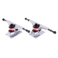 thumbnail image 2 of Camiones de skate de reemplazo shamjiam monopatín duraderos y Resistentes plata, 2 of 9