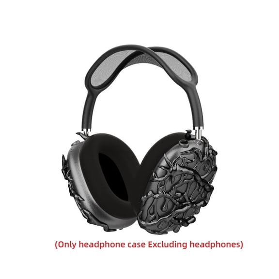 AirPods Max Thorn Style Over-Ear Headphone Case, Dark Metallic & Bright Silver