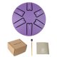 thumbnail image 3 of Tambor Lluvia 3 Pulgadas Y 6 Notas para Exterior Lengua Acero Yoga () Morado, 3 of 4