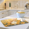 thumbnail image 6 of Cat Sunflowers Clouds Leaves Dish Drying Mat Dish Drainer Rack Mats Water Absorbent Non-Slip Easy Clean Heat Resistant for Kitchen Counter, 6 of 8
