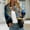 Dark Blue, variant on WILLBEST Fur Coats for Women Women Winter Coats Womens Casual Daily Jackets Lightweight Zip Up Casual Jacket Floral Print Coat Stand Collar Short Sports Outwear Zipper Tops