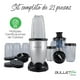 thumbnail image 4 of Licuadora Procesador De Alimentos Profesional Potentete 350w Bulletpro Nevashel Ad-05 Kit De 21 Piezas Con Tapa Para Llevar, Uso Batir,, 4 of 5