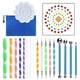 thumbnail image 1 of 20 piezas de herramientas de punteado de mandala, plantillas de pintura para bricolaje, paleta de bo Eccomum 20 piezas, 1 of 5