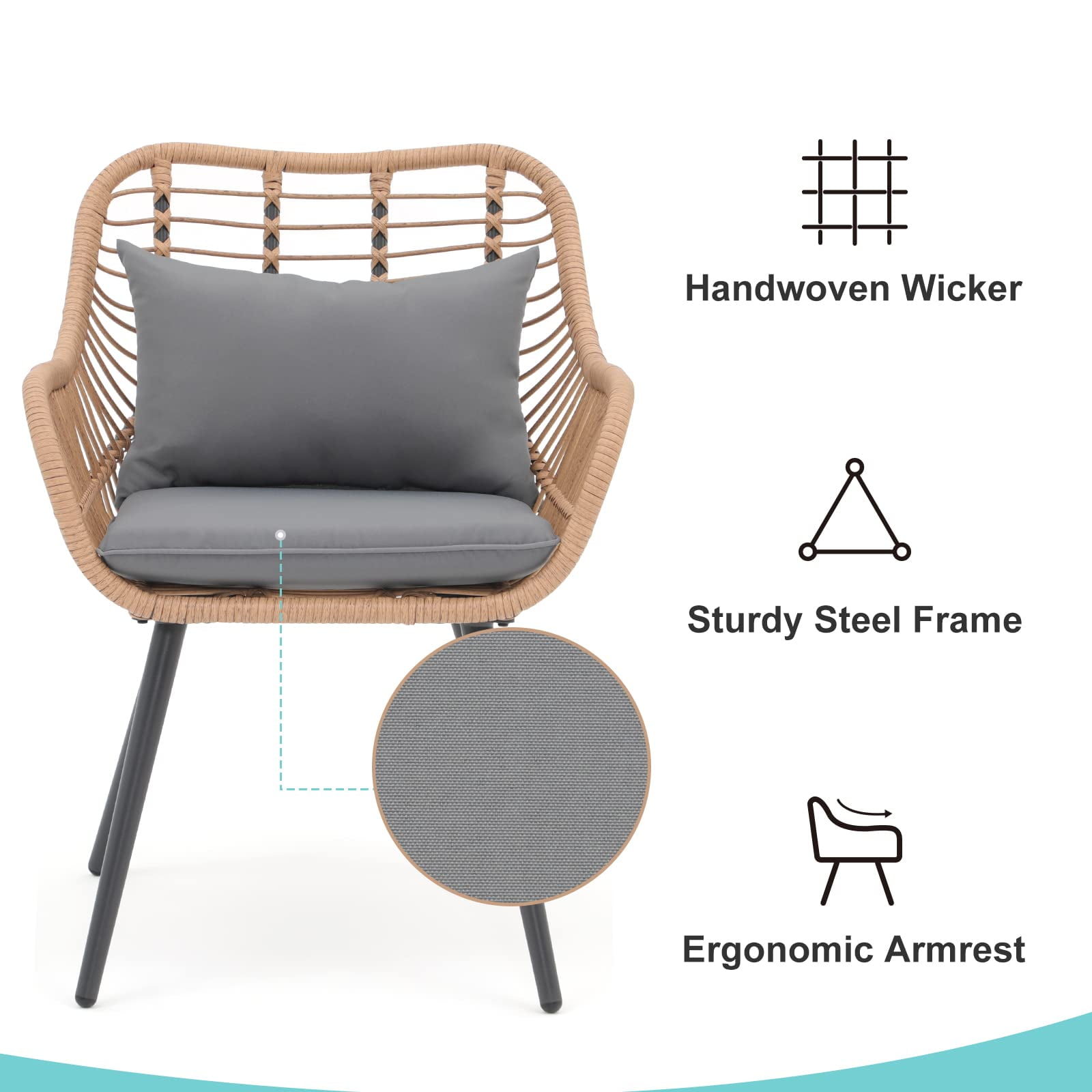 Marquee bayfield wicker half egg chair new arrivals