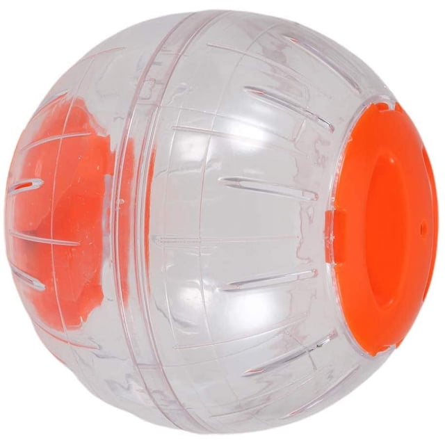 Pelota de hámster para correr, pelota de ejercicio, minipelota para correr alrededor de una mascota pequeña, color naranja