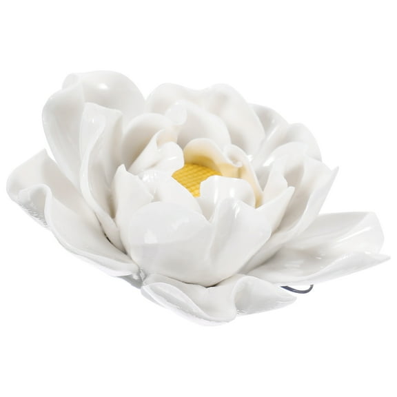 UEETEK Wall Sculpture Home Decor Ceramic White 1Pcs