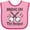 Pink and Fuchsia, variant on Inktastic Banjo Music Bluegrass Boys or Girls Baby Bib