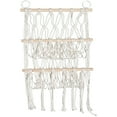 thumbnail image 1 of Organizador colgante para juguetes de peluche, hamaca para colgar en la pared, red multifuncional de madera para libros, peluches, juguetes, decoración infantil, 1 of 7