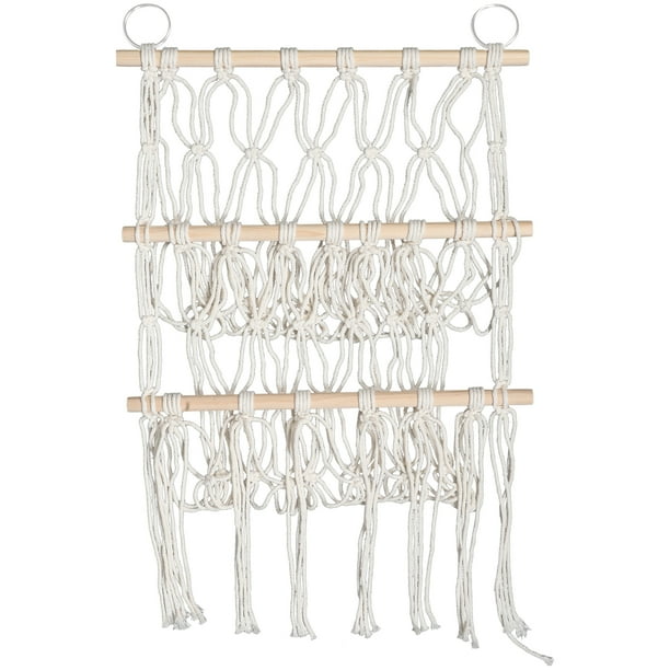 Organizador colgante para juguetes de peluche, hamaca de pared, red multifuncional de madera para libros, peluches, juguetes, decoración infantil.