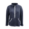 thumbnail image 3 of Jalioing Athletic Pullover for Women Half Zip Collared Long Sleeve Sweatshirts with Pocket Solid Sport Tops, 3 of 9