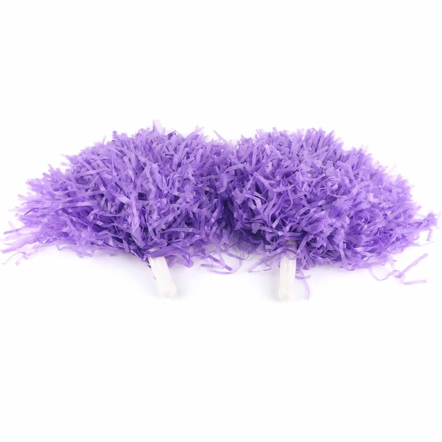 Pompones de porristas, accesorios para fiestas de baile deportivo (púrpura)