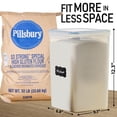thumbnail image 2 of Recipiente de almacenamiento de harina White Feather Supplies, 8,5 L, hermético, 2 of 9