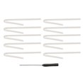 thumbnail image 2 of Tubo de molde preformado para oído, 10 unidades de audífono, tubo de repuesto para audífono, tubo de sonido para audífono, durabilidad extendida, 2 of 8