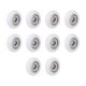 thumbnail image 1 of Rodamientos de bolas recubiertos de plástico 5x23x7mm para puertas, ventanas, muebles, poleas 10 piezas, 1 of 2