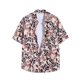 thumbnail image 4 of Camisas Para Hombre Manga Larga Moda de verano para hombres Ocio Balneario Playa Impresión digital 3D Camisa de manga corta Pantalones cortos Pantalones de playa Conjunto de dos piezas (Red, L), 4 of 6