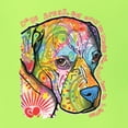 thumbnail image 2 of Neon Lab Dog Lover Shirt | Labrador Dogs Speak To Those Who Listen | Dean Russo Art Animal Lover Men's T-Shirt, Safety Green, Large, 2 of 6