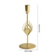 thumbnail image 2 of Candelabro de Hierro de Estilo Escandinavo | Candelabro Geométrico de Metal Dorado o Negro | Decoración de Mesa Multialtura para Cenas Románticas, Ambiente Hogareño, Centro de Mesa de Boda o Decoraci, 2 of 5