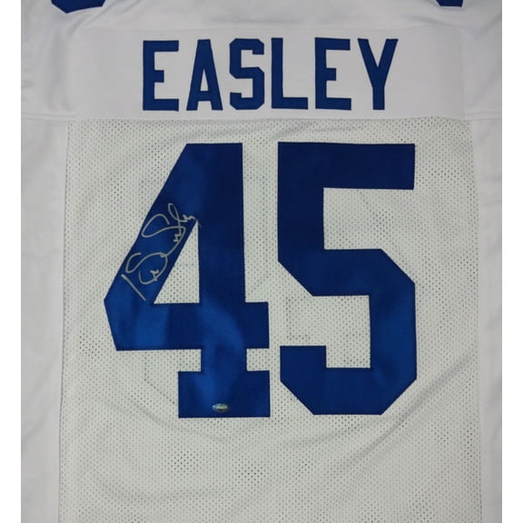 Seattle Seahawks Kenny Easley Autographed White Jersey MCS Holo 90871