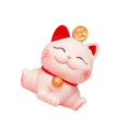 thumbnail image 3 of fastboy Lucky Cat Figurines Car Decor Statue for Dashboard Home Sitting Two Hands, 3 of 9