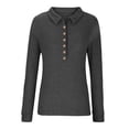 thumbnail image 3 of yoeyez Tunique en Tricot pour Femmes, Chandails à Manches Torsadées Patchwork, Col Ras du Cou Raglan, Chemises à Manches Longues, Hauts Mode Automne 2024, Noir, M, 3 of 6
