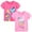 Pink, variant on Girls Flower T-Shirt Set 2 Pieces 6T