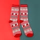 thumbnail image 2 of Qarigey 5 pares de calcetines de algodón con tema navideño, regalo para amigos y familiares, calcetines gruesos de dibujos animados Medias, 2 of 6
